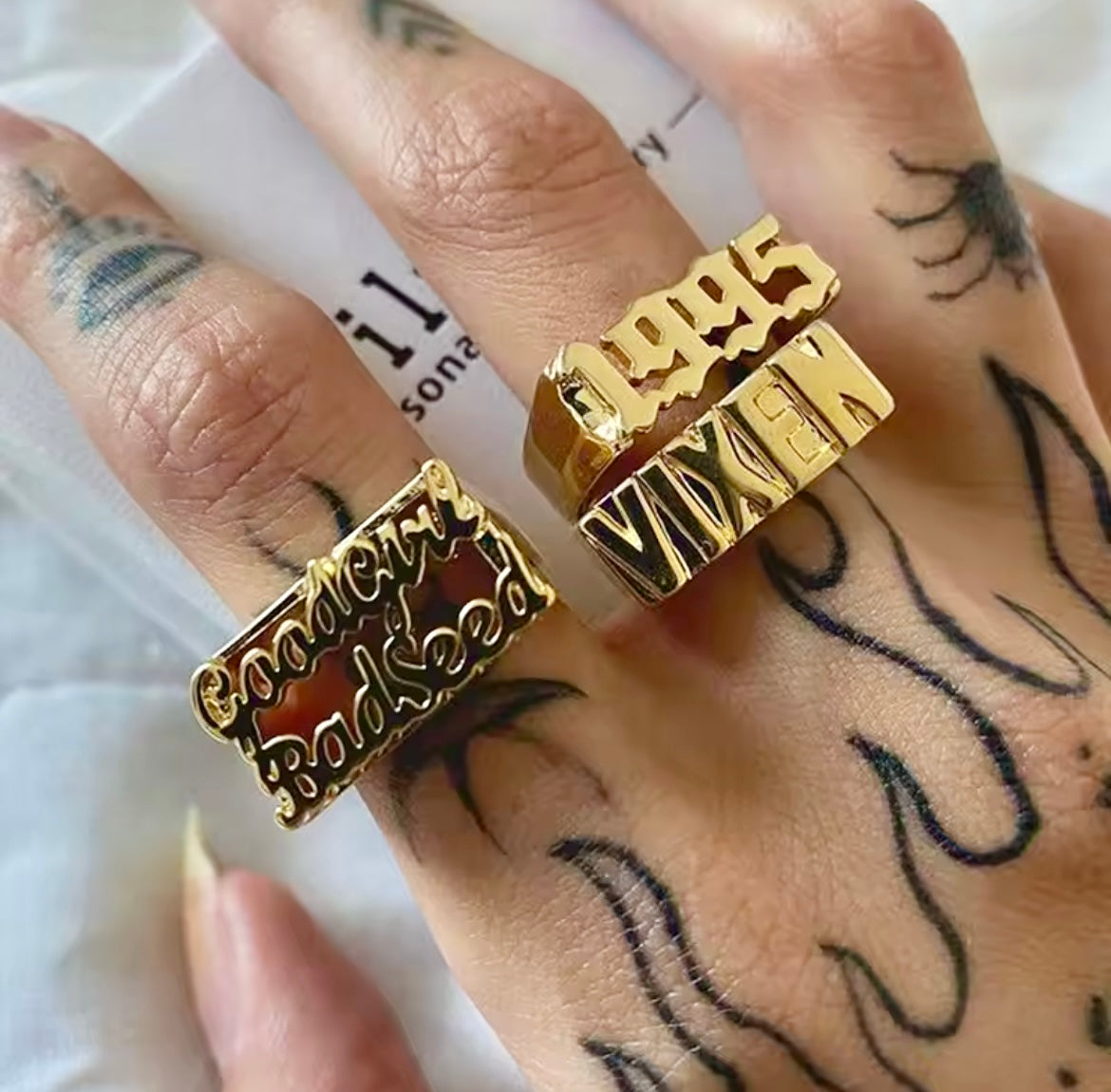 Nameplate Rings
